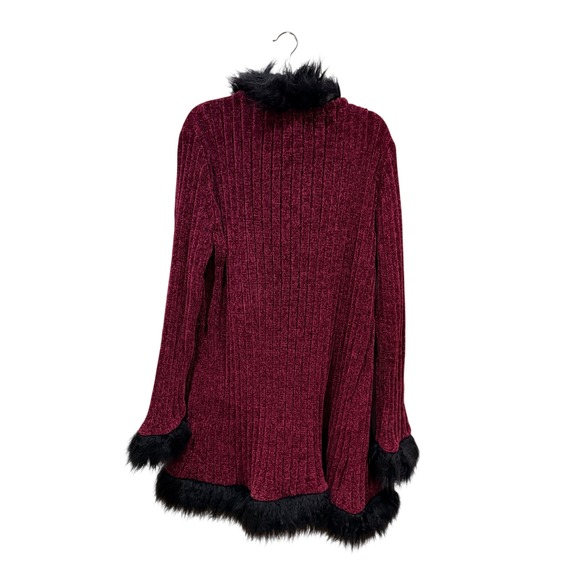 Dolls Kill Current Mood Sz L/XL Dark Romantic Penny Lane Style Duster Chenille - Picture 7 of 11